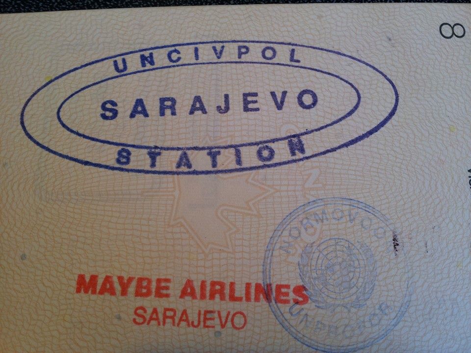 Maybe Airlines passport stamp